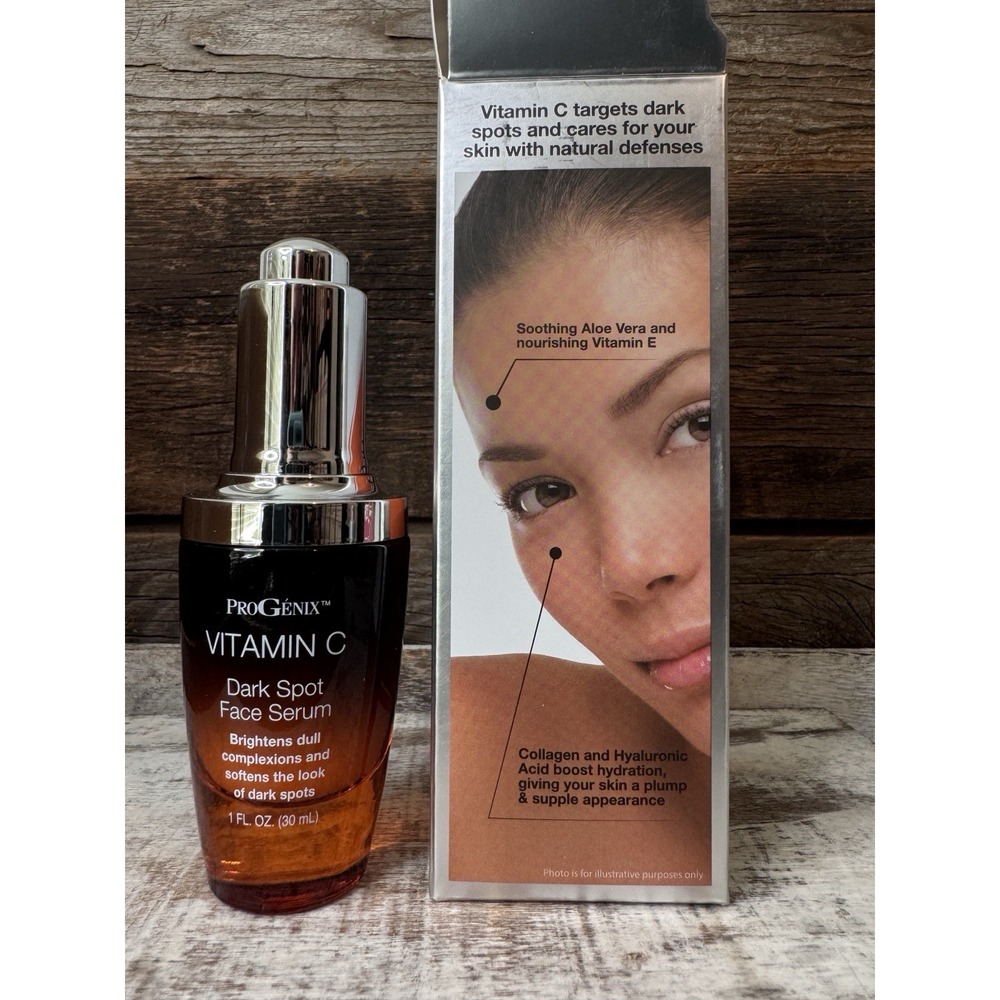 ProGenix Professional Skin Care Vitamin C Dark Spot Face Serum 1 oz | Made in US - Picture 4 of 4